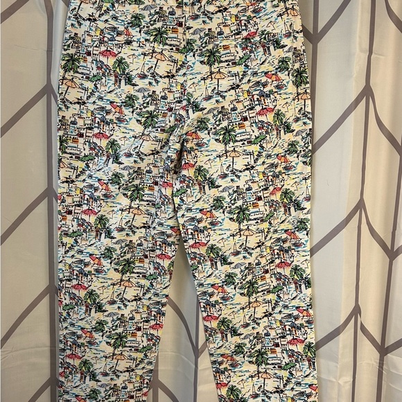 Talbots Multicolor Printed Ankle Pants - Picture 4 of 4